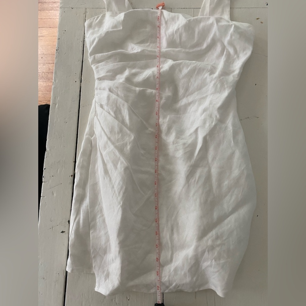 Reformation White Mini Dress 0 - Picture 9 of 9